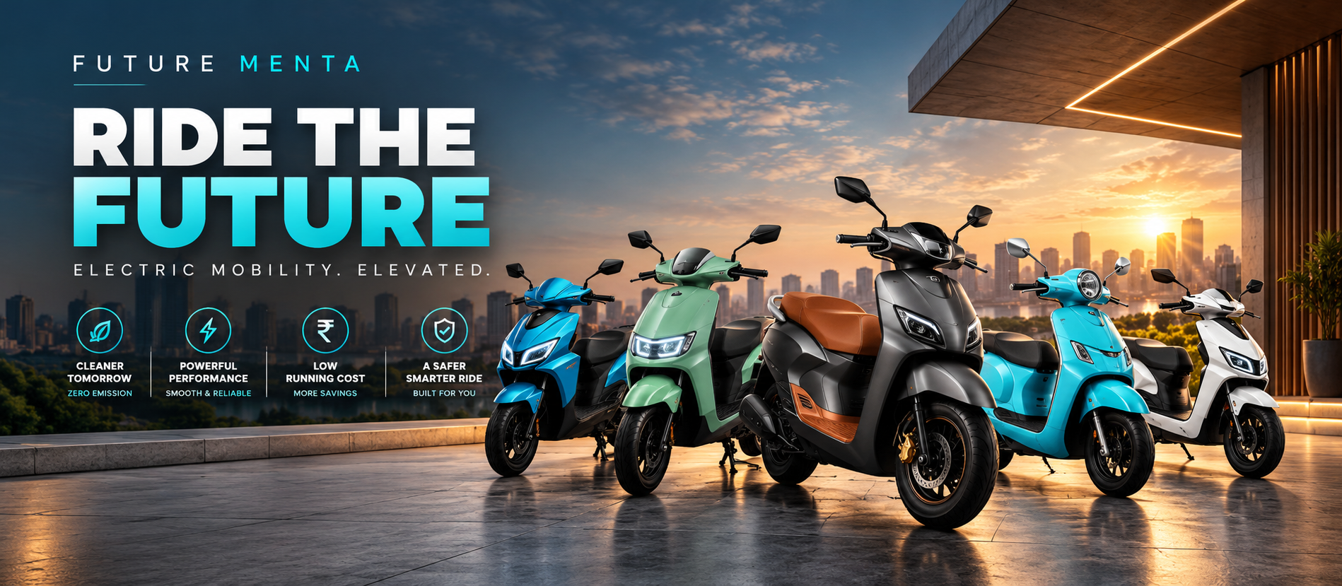 FutureMenta electric mobility banner